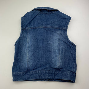 Girls Miss Understood, blue denim vest / jacket, FUC, size 10,  