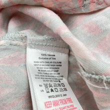 Load image into Gallery viewer, Girls Pumpkin Patch, grey &amp; pink viscose shirt dress, poppers, EUC, size 12, L: 75cm at front