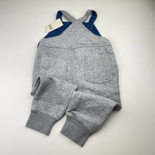 Load image into Gallery viewer, Boys BQT, grey marle fleece lined overalls, NEW, size 2,  