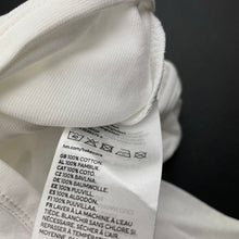 Load image into Gallery viewer, unisex H&amp;M, white organic cotton bodysit / romper, GUC, size 00,  