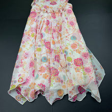 Load image into Gallery viewer, Girls Barbie, lined lightweight floral summer dress, GUC, size 6, L: 72cm approx