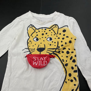 Boys Anko, novelty cotton long sleeve top, EUC, size 3,  