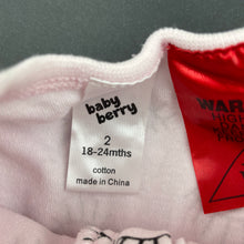 Load image into Gallery viewer, Girls Baby Berry, lightweight cotton sleeping bag, GUC, size 2,  