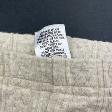 Load image into Gallery viewer, Girls Target, oatmeal marle textured leggings, Inside leg: 47cm, GUC, size 7,  