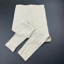 Load image into Gallery viewer, Girls Target, oatmeal marle textured leggings, Inside leg: 47cm, GUC, size 7,  