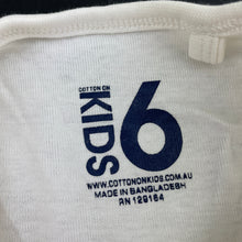 Load image into Gallery viewer, Girls Cotton On, soft feel cotton long sleeve top, EUC, size 6,  