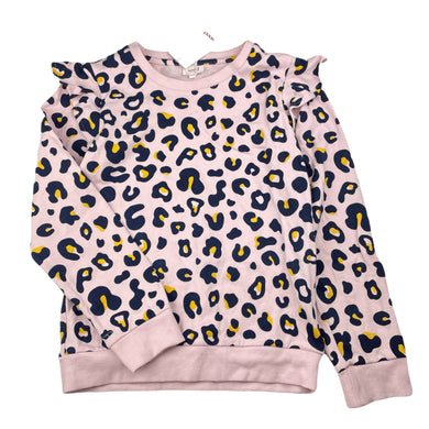 Girls Seed, animal print cotton lightweight sweater, NEW, size 9-10,  