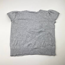 Load image into Gallery viewer, Girls Gymboree, knitted cotton short sleeve sweater / top, Sz: XS, armpit to armpit: 33.5cm, L: 36cm, GUC, size 5-6,  