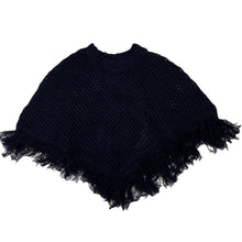 Load image into Gallery viewer, Girls Target, navy poncho / sweater, GUC, size 2,  
