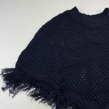 Load image into Gallery viewer, Girls Target, navy poncho / sweater, GUC, size 2,  