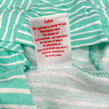 Load image into Gallery viewer, Girls Rhubarb, striped cotton long sleeve hooded top, EUC, size 6-7,  
