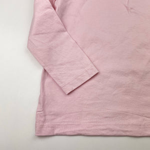 Girls Anko, pink cotton long sleeve top, GUC, size 3,  