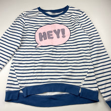 Load image into Gallery viewer, Girls Target, striped fleece lined sweater / jumper, EUC, size 12,  