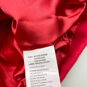 Girls Sprout, red jacket / coat, L: 45cm, EUC, size 2,  