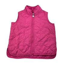 Load image into Gallery viewer, Girls Esprit, pink lightweight vest, hearts, GUC, size 2,  