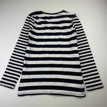 Load image into Gallery viewer, Girls Target, navy stripe stretchy long sleeve top, GUC, size 12,  