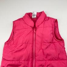 Load image into Gallery viewer, Girls Kids &amp; Co, pink puffer vest / sleeveless jacket, GUC, size 4,  