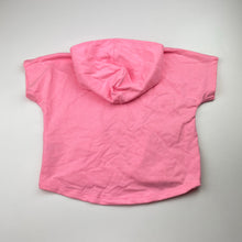 Load image into Gallery viewer, Girls B Collection, pink marle lightweight hooded top, GUC, size 2,  