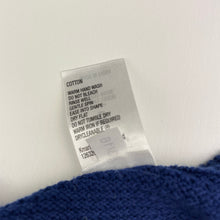 Load image into Gallery viewer, Boys H&amp;T, blue knitted cotton sweater / jumper, EUC, size 6,  