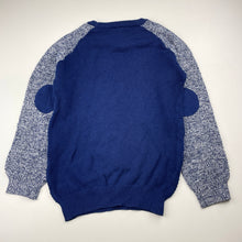 Load image into Gallery viewer, Boys H&amp;T, blue knitted cotton sweater / jumper, EUC, size 6,  
