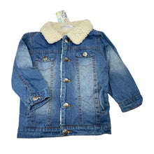 Load image into Gallery viewer, Boys BQT, fleece lined denim jacket, NEW, size 2,  