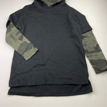 Load image into Gallery viewer, Boys Clothing &amp; Co, fleece lined hooded long sleeve top, EUC, size 7,  