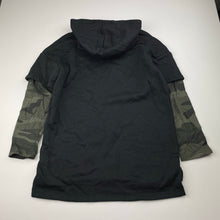 Load image into Gallery viewer, Boys Clothing &amp; Co, fleece lined hooded long sleeve top, EUC, size 7,  