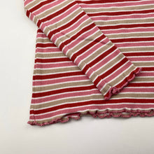 Load image into Gallery viewer, Girls KID, striped stretchy long sleeve top, GUC, size 5,  