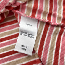 Load image into Gallery viewer, Girls KID, striped stretchy long sleeve top, GUC, size 5,  