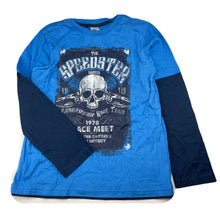 Load image into Gallery viewer, Boys Urban Supply, cotton long sleeve t-shirt / top, skull, EUC, size 10,  