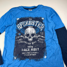 Load image into Gallery viewer, Boys Urban Supply, cotton long sleeve t-shirt / top, skull, EUC, size 10,  