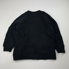 Load image into Gallery viewer, Boys B Collection, navy fleece lined zip up sweater, EUC, size 3,  