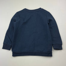 Load image into Gallery viewer, Girls Kids &amp; Co, navy fleece lined sweater / jumper, FUC, size 3,  