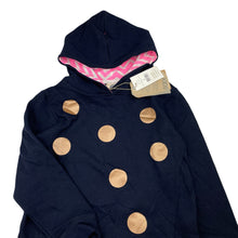 Load image into Gallery viewer, Girls Cotton On, navy fleece lined hoodie sweater, NEW, size 8,  