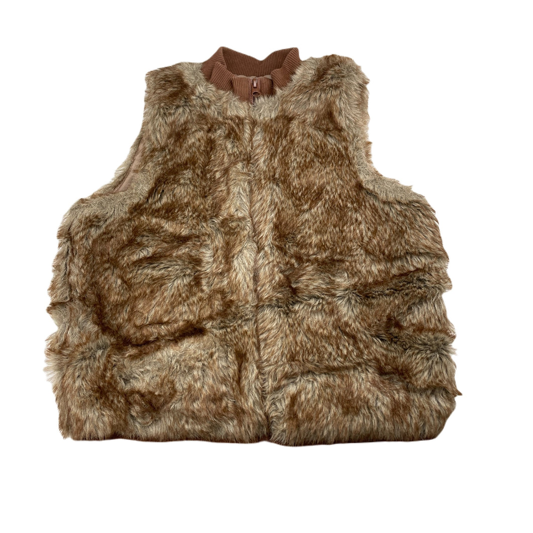 Girls Target, zip up faux fur vest / jacket, GUC, size 12,  