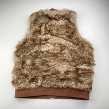 Load image into Gallery viewer, Girls Target, zip up faux fur vest / jacket, GUC, size 12,  