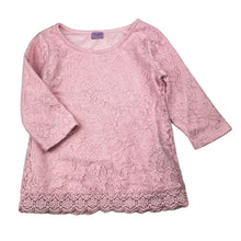 Load image into Gallery viewer, Girls F&amp;F, lined floral lace top, EUC, size 7-8,  