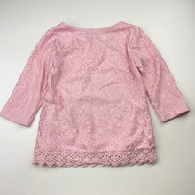 Load image into Gallery viewer, Girls F&amp;F, lined floral lace top, EUC, size 7-8,  