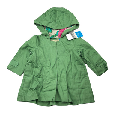 Girls Lily & Dan, lined cotton hooded jacket / coat, EUC, size 1,  