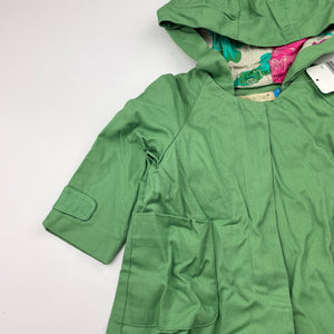 Girls Lily & Dan, lined cotton hooded jacket / coat, EUC, size 1,  