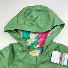 Load image into Gallery viewer, Girls Lily &amp; Dan, lined cotton hooded jacket / coat, EUC, size 1,  