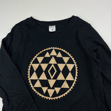Load image into Gallery viewer, Girls Target, black cotton long sleeve t-shirt / top, GUC, size 8,  
