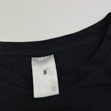 Load image into Gallery viewer, Girls Target, black cotton long sleeve t-shirt / top, GUC, size 8,  