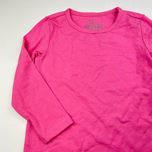 Load image into Gallery viewer, Girls H&amp;T, pink stretchy long sleeve top, EUC, size 2,  