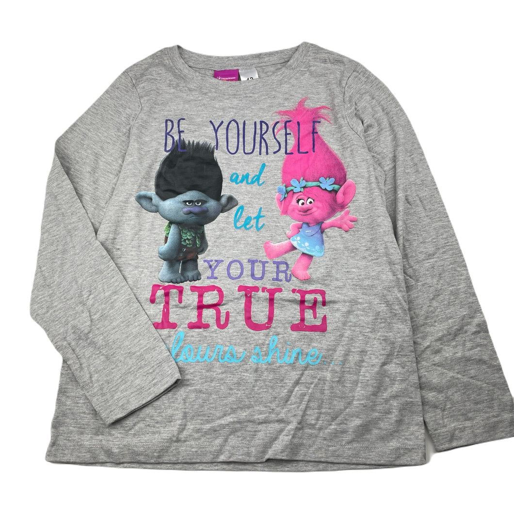 Girls DREAMWORKS, Trolls long sleeve t-shirt / top, EUC, size 12,  