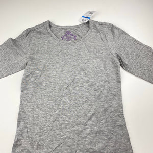 Girls Miss Understood, grey marle long sleeve t-shirt / top, NEW, size 10,  