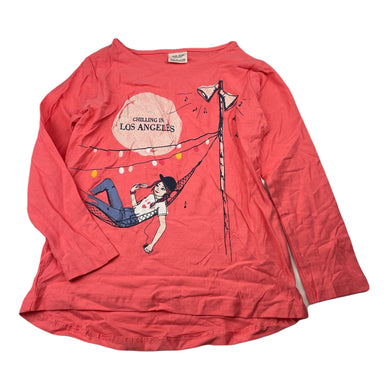 Girls Zara, lightweight cotton long sleeve top, EUC, size 6,  