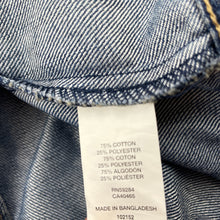 Load image into Gallery viewer, Girls The Place, blue denim jacket, light marks, FUC, size 7-8,  
