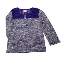 Load image into Gallery viewer, Girls Qtee, lightweight knit long sleeve top, GUC, size 3-4,  