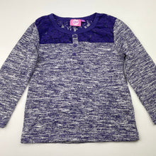 Load image into Gallery viewer, Girls Qtee, lightweight knit long sleeve top, GUC, size 3-4,  